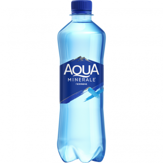 Вода газована 0,5 л (пляшка)
